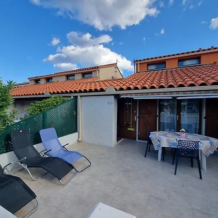 Charmante T3 Avec Piscine, Terrasse Et Parking Pour 6 Personnes A Port Barcares - Fr-1-81-619 Villa