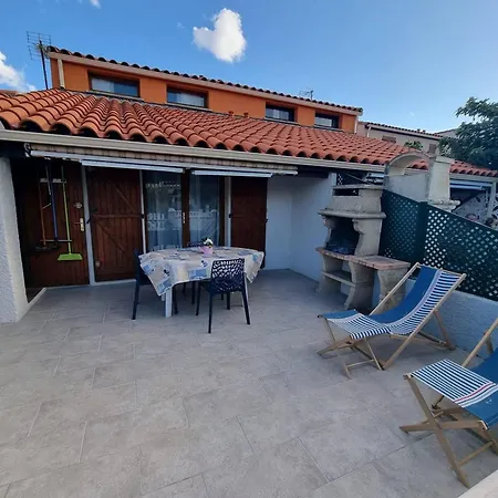 Charmante T3 Avec Piscine, Terrasse Et Parking Pour 6 Personnes à Port Barcarès - Fr-1-81-619 *